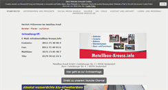 Desktop Screenshot of metallbau-krauss.info
