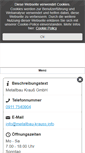 Mobile Screenshot of metallbau-krauss.info